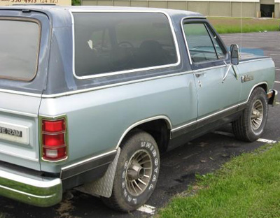 1986 Dodge Ramcharger 4x2 By Randy Finch image 1.