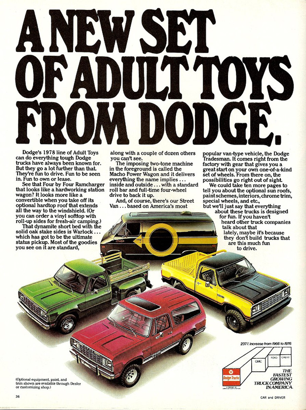 1978 Dodge Truck Advertisement 1.