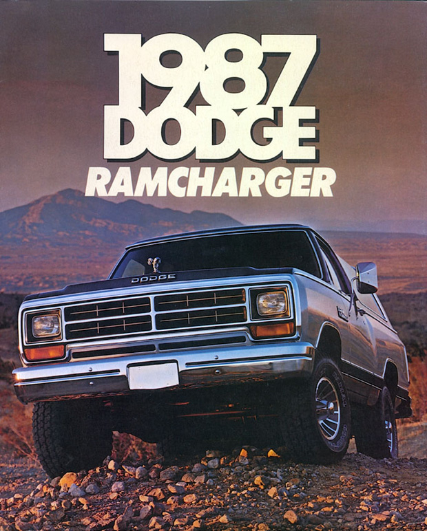 1987 Dodge Ramcharger Brochure: Cover