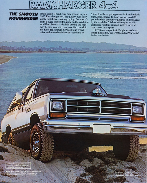 1987 Dodge Ramcharger Brochure: Page 2