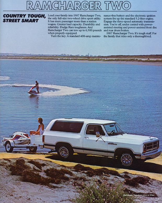 1987 Dodge Ramcharger Brochure: Page 3